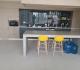 Polished concrete at private office pantry
